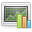 chart, Activity, monitor Silver icon
