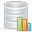 chart, Database Gainsboro icon