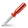 tool, Screwdriver Firebrick icon