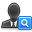 Man, consultant, user, search, Business DarkSlateGray icon