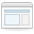 web, layout Silver icon
