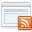 Rss, web, layout Silver icon
