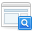 web, search, layout Silver icon
