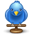 twitter, Animal, tweet, bird Black icon
