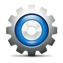 config, Setting, gears Black icon