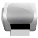 Print, hardware, hewlett-packard DarkGray icon