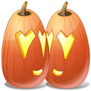 halloween, love, pumpkin, jack o lantern Chocolate icon