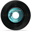 Dvd, record, music Black icon