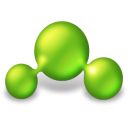 green, blob, balls Black icon