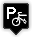 Bicycleparking DarkSlateGray icon