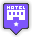 Hotel1star DarkSlateGray icon
