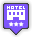 Hotel3stars DarkSlateGray icon