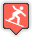 Snowboarding DarkSlateGray icon