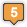 5, Orange DarkSlateGray icon