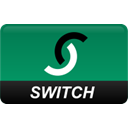 curved, switch Teal icon