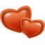 Heart, love Coral icon