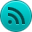 subscribe, Rss, feed DarkTurquoise icon