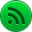 Rss, subscribe, feed ForestGreen icon