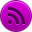 Rss, subscribe, feed DarkMagenta icon