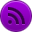 subscribe, feed, Rss DarkViolet icon