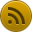 feed, subscribe, Rss DarkGoldenrod icon