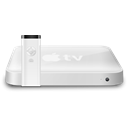 apple tv, Tv, Apple Gainsboro icon