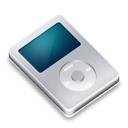 Apple, ipod, music player Black icon