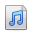 Audio, document LightGray icon