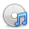 Audio, Cd DarkGray icon