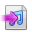 Audio, to, document, Export LightGray icon