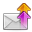 mail, Forward Gray icon