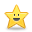 smiley, star, laugh Goldenrod icon