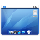 mac os x, mac, Desktop, wallpaper CornflowerBlue icon