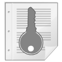 Gnome, Keys, Pgp, mime WhiteSmoke icon