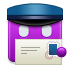 postman, Email, Letter DarkOrchid icon