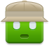 safari, hat, user RosyBrown icon