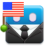 nationalism, american flag, patriot, America, Election DarkSlateGray icon