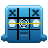tictactoo, Naughts and crosses SteelBlue icon