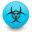 hazard, Bio DeepSkyBlue icon