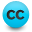 creative, Commons DeepSkyBlue icon