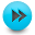 fastforward DeepSkyBlue icon