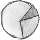 Analytics, pie, statistic, chart Gainsboro icon