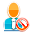 user, Block Icon