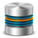 storage, Database Black icon