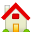Home Red icon