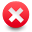 stop, delete, failure, Exit, warning Crimson icon