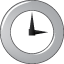time, Clock DarkGray icon