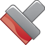 red, paint DarkGray icon