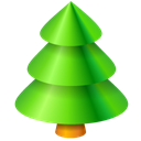 Tree, christmas Black icon