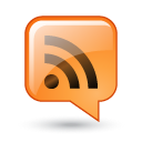 Rss, talk, feed, Chat Black icon